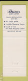 Matchbook Cover - Diana's Sweets Toronto ON