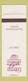 Matchbook Cover - Restaurant Au Fin Gourmet New Richmond QC