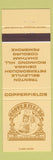 Matchbook Cover - Copperfields Trenton Oshawa Pembroke Cobourg Chatham ON
