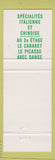 Matchbook Cover - Verdi Inc Restaurant Baie Comeau QC