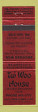 Matchbook Cover - Tai Woo House Chinese Stoney Creek ON