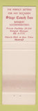 Matchbook Cover - Stage Coach Inn Restaurant Montreal QC