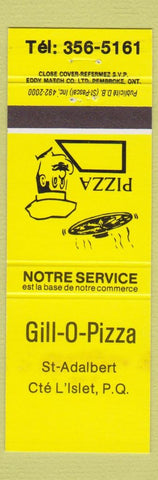 Matchbook Cover - Gill O Pizza Cte L Islet QC