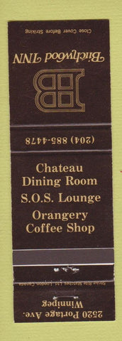 Matchbook Cover - Birchwood Inn Winnipeg MB