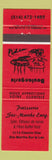 Matchbook Cover - Patisserie Ste Marthe Ste Marthe Sur le Lac QC RED