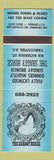 Matchbook Cover - Shaggy Horse Vancouver BC