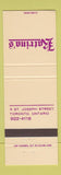Matchbook Cover - Katrina's Toronto ON