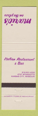 Matchbook Cover - Mario's on the Place Kansas City MO Italian