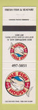 Matchbook Cover - The Fish House