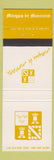Matchbook Cover - Marquis de Montcalm Monte Ste Anne QC