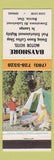 Matchbook Cover - Bayshore Motor Hotel Barrie ON