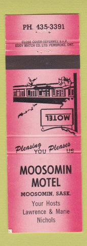Matchbook Cover - Moosomin Motel SK