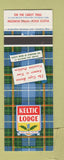 Matchbook Cover - Keltic Lodge Cabot Trail Ingonish Beach NS