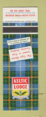 Matchbook Cover - Keltic Lodge Cabot Trail Ingonish Beach NS