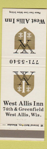 Matchbook Cover - West Allis Inn WI
