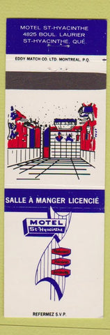 Matchbook Cover - Motel ST Hyacinthe QC