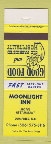 Matchbook Cover - Moonlight Inn Dumfries NB