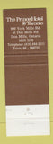 Matchbook Cover - Prince Hotel Toronto ON