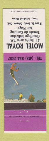 Matchbook Cover - Motel Royal Cabano QC