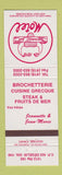 Matchbook Cover - Le 1212 Restaurant Motel Degelis QC