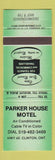 Matchbook Cover - Parker House Motel Clinton ONH