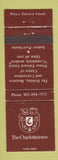 Matchbook Cover - Charlottetown PEI PE Hotel