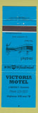 Matchbook Cover - Victoria Motel Lindsay ON