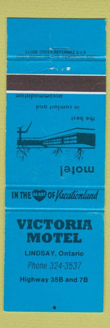Matchbook Cover - Victoria Motel Lindsay ON