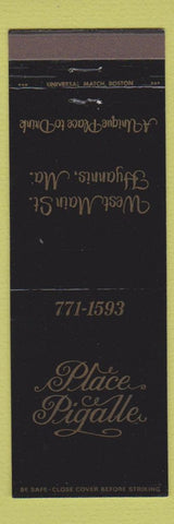 Matchbook Cover - Place Pigalle Hyannis MA