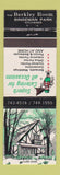 Matchbook Cover - Berkley Room Bingeman Park Kitchener ON