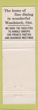Matchbook Cover - The Homestead Restaurant Woodstock ON WORN