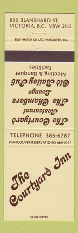 Matchbook Cover - Courtyard Inn Victoria BC