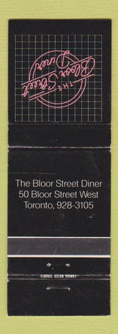 Matchbook Cover - Bloor Street Diner Toronto ON