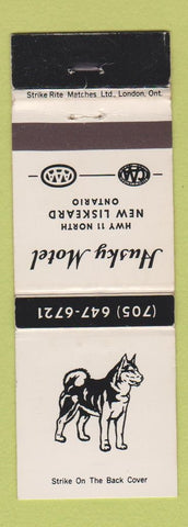 Matchbook Cover - Husky Motel New Liskeard ON WEAR