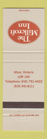 Matchbook Cover - Millcroft Inn Alton ON