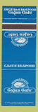 Matchbook Cover - Cajun Cafe Drusilla Seafood