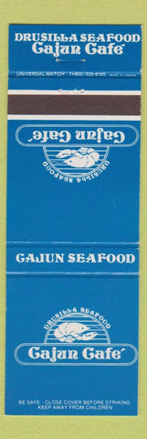 Matchbook Cover - Cajun Cafe Drusilla Seafood