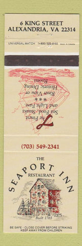 Matchbook Cover - Seaport Inn Restaurant Alexandria VA WEAR