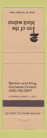 Matchbook Cover - Inn of the Black Walnut Kitchener ON