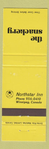 Matchbook Cover - The Snackery Northstar Inn Winnipeg MB