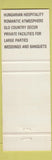Matchbook Cover - Little Hungarian Village Ottawa ON