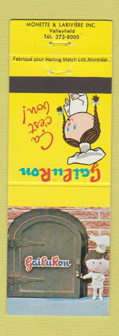 Matchbook Cover - Gai Lu Ron Valleyfield QC