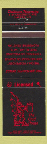 Matchbook Cover - Grad House Halifax NS