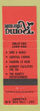 Matchbook Cover - Roma Ristorante Calgary AB