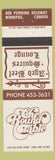 Matchbook Cover - Round Table Winnipeg MB