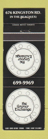 Matchbook Cover - Grover Exchange
