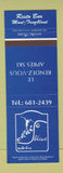 Matchbook Cover - Cha Se Bleue Mont Tremblant QC