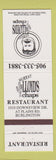 Matchbook Cover - Murray Lloyd's Chaps Restaurant Burlington ON