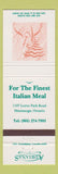 Matchbook Cover - Adriana's Mississauga ON Italian
