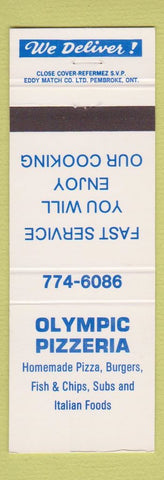 Matchbook Cover - Olympic Pizza WEAR